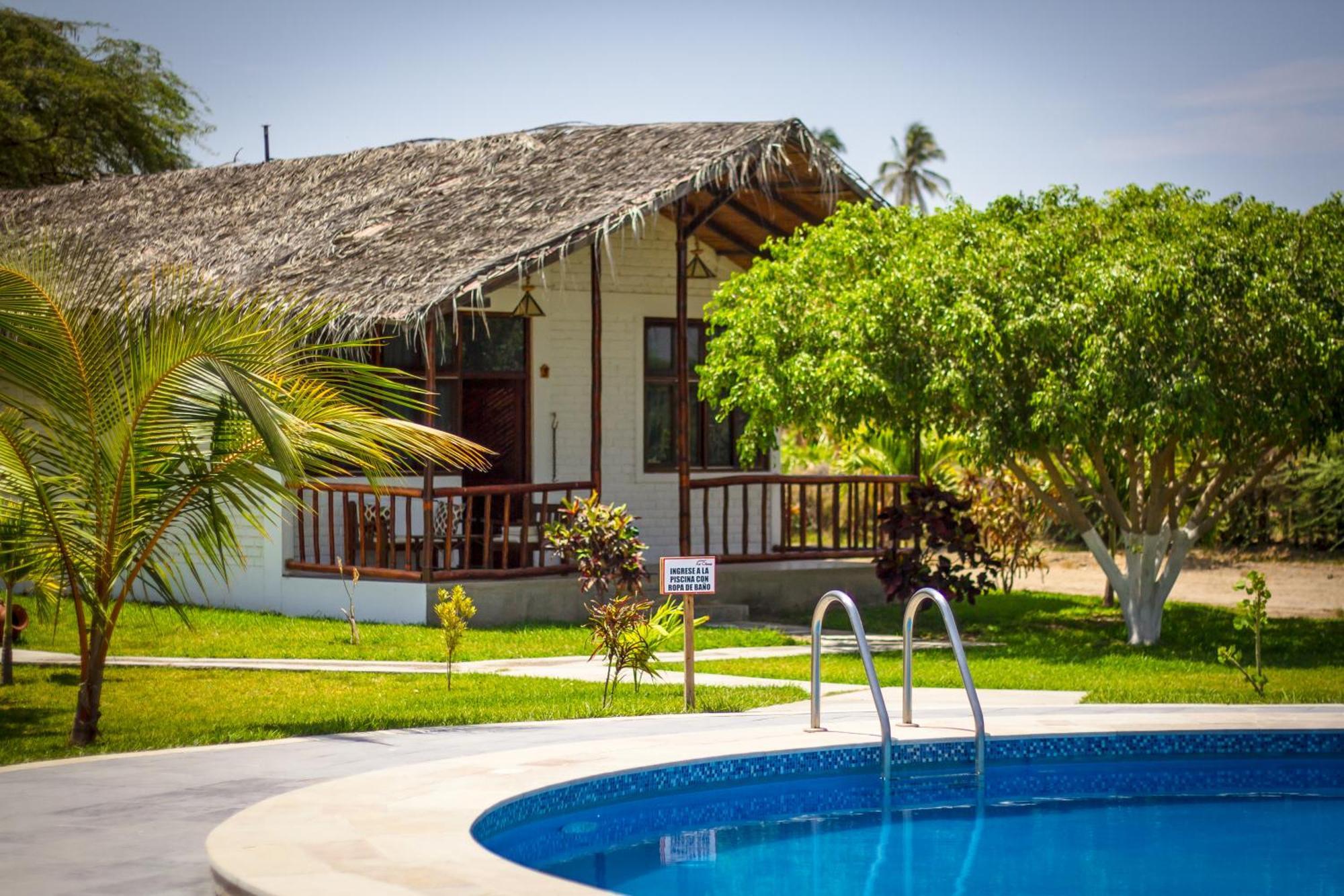 La Choza Bungalows Tambo Grande Eksteriør bilde