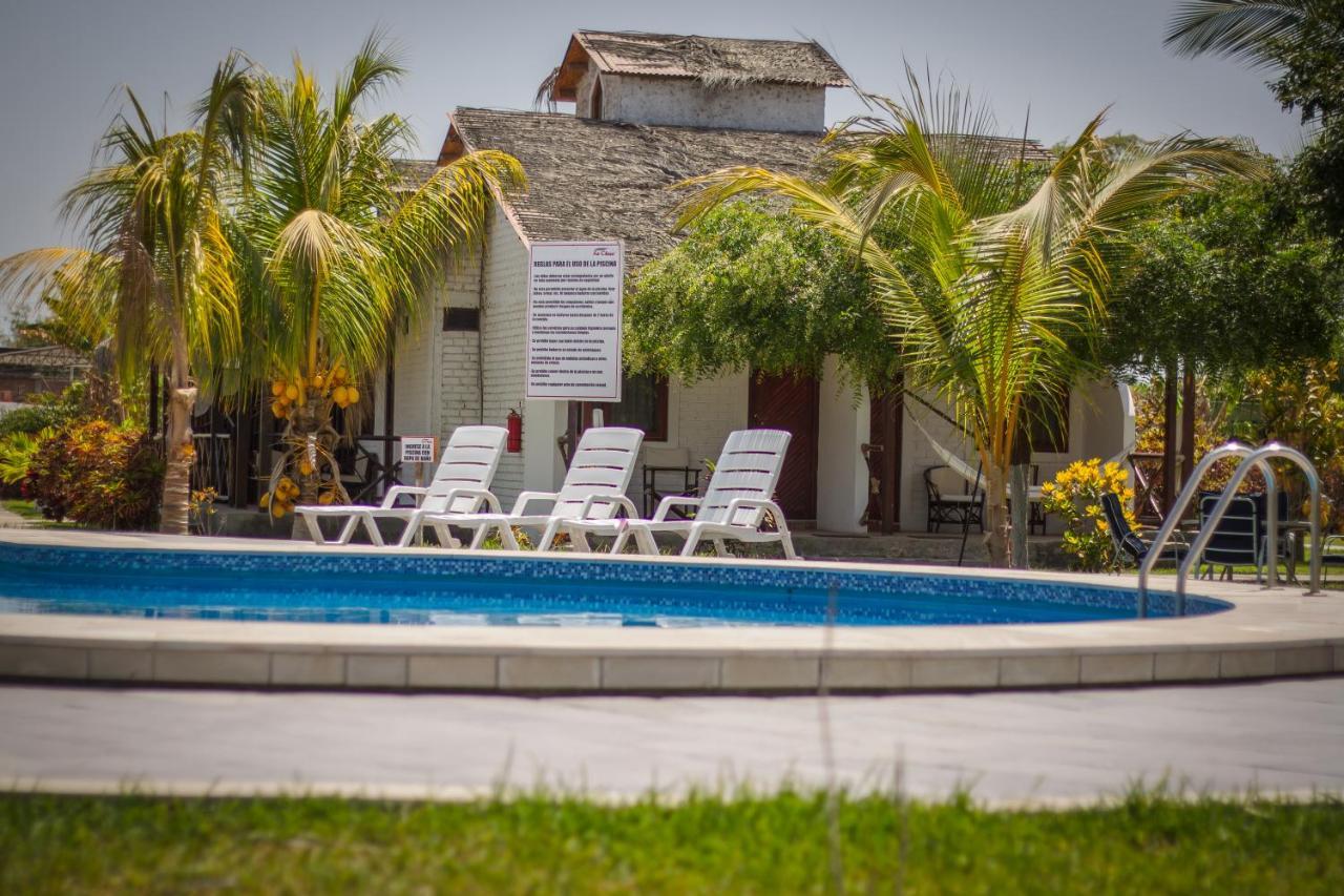 La Choza Bungalows Tambo Grande Eksteriør bilde